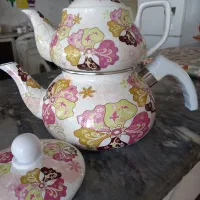 کتری قوری لعابی نو با کارتن۶۰۰
