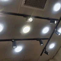 چراغ پروژکتوری ریلی ب همراه ویترین مغازه