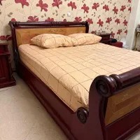 سرویس تختخواب دو نفره تمام چوب