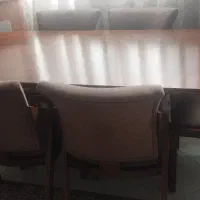 میز نهار خوری ۶نفر چوبی و شیک