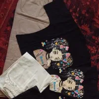 کراپ‌شلوار طرح دختر