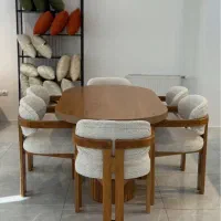 طرح تعویض میز نو با کهنه میزغذاخوری ۶ نفره