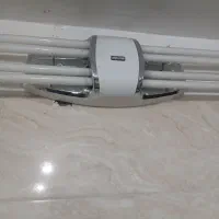 قاب مهتابی دو قلو  با سرپیچ سقفی لامپ