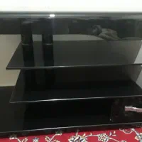 میز تلویزیون شیشه ای نو