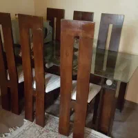 میز نهارخوری تمام چوب