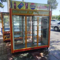 یخچال ایستاده دوطرف نماه تمام شیشه درحدنونو