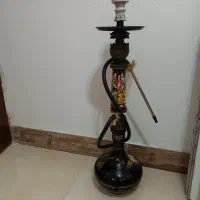 قلیون حکاکی شده چوبی