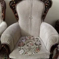 مبل ۷ نفره سلطنتی (راحتی) چوب
