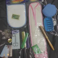 لیف و جاصابونی و شانه و قیچی