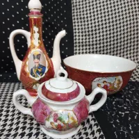 نلبکی قدیمی و گلاب پاش شاه عباسی