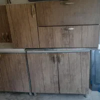 کابینت بدنه فلزی یه آبچکان ۲تا زمینی ۲تا هوایی