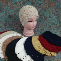 کلاه لئونی بافتنی عمده و تک اسکارف