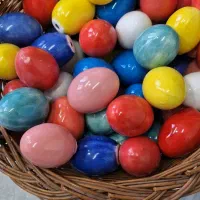 تخم مرغ رنگی هفتسین سرامیک