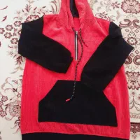 هودی مخمل کبریتی دخترانه