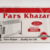 بخاری برقی فن‌دار پارس خزرCH2000TL تمیز وکم‌کارکرد