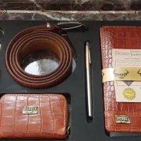 ست هدیه تمام چرم دنیس