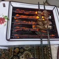 گاز کباب یا سرخ کردن سبزی پیازتوستر سالم