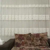 پرده حریر شاین با کتیبه