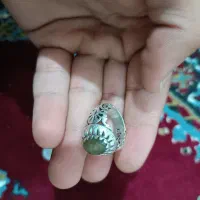 انگشتر زمرد نقره