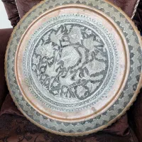 دیوارکوب مسی قلم کاری