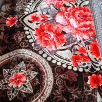 پتوی گلباف دولایه