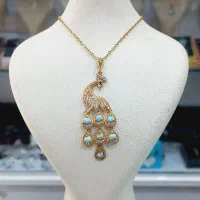 آویز گردنی فیروزه نیشابوری