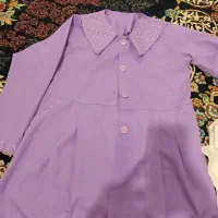 مانتو شلوار مدرسه درحد نو سایز 5با2عددمقنعه