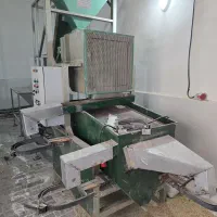 دستگاه بوجاری به همراه بالابر و قیف