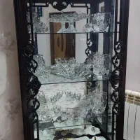 ویترین بوفه چوبی منبت کاری سالم