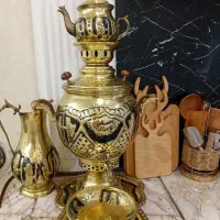 سماور قلم سیاه برنجی