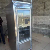یخچال ویترینی، تمام استیل