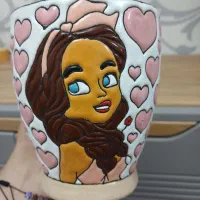 لیوان بزرگ میناکاری