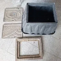 درب کنتور اب و حوضچه کامل