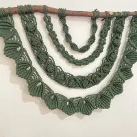 دیوار کوب مکرومه