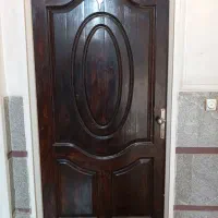 درب ورودی خانه تمام چوب به همراه چارچوب