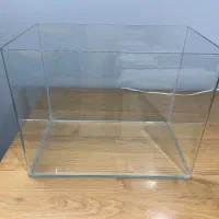 آکواریوم شیشه جلو خم  ریملس41×25×32