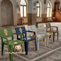 میز و صندلی پلاستیکی مدل دایان غذاخوری مراسم مسجد
