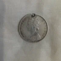 سکه نقره ۱ روپیه هند ملکه ویکتوریا 1889