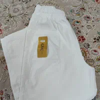 شلوار سفید کاملا نو