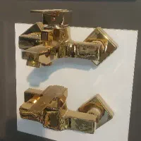 شیر فلت استاندارد کرم وطلایی