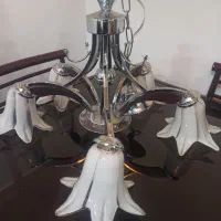 لوستر پنج شاخه فلزی