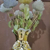 گلدان سرامیکی رنگ ثابت