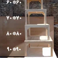 میز کرسی چوب روسی