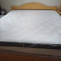 تخت خواب ۲ نفره چوب خود رنگ