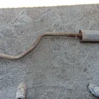 اگزوز انبار وسط  سمند ef7
