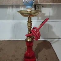 قلیون تنه برنجی اب بندی شده طعم دوسیب