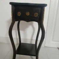 میز چهار پایه چوبی (میز تلفن)