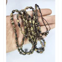 سه عدد تسبیح کهربا