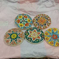 زیر لیوانی میناکاری