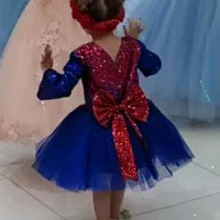 تعدادی لباس مجلسی بچگانه و نوزادی پالتو سرهمی